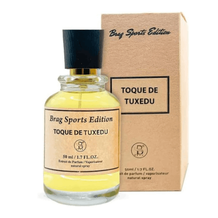 Brag Sports Edition Toque De Tuxedu 50ml premium luxury perfume bottle by B BRAG