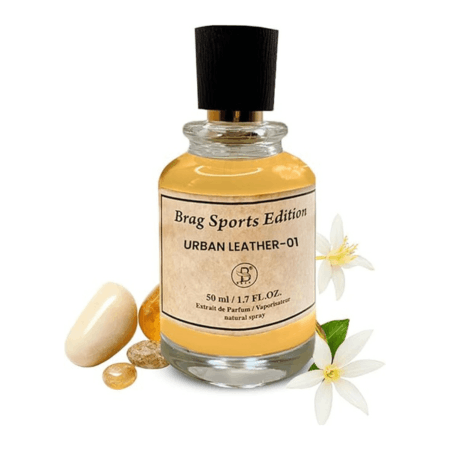 Brag Sports Edition Urban Leather 01 50ml premium luxury men's perfume bottle by B BRAG