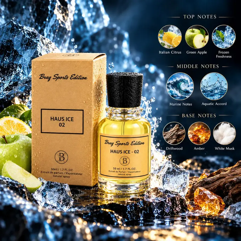 Haus Ice 02 by B BRAG® – 50ml Extrait de Parfum (Sports Edition) - Image 4