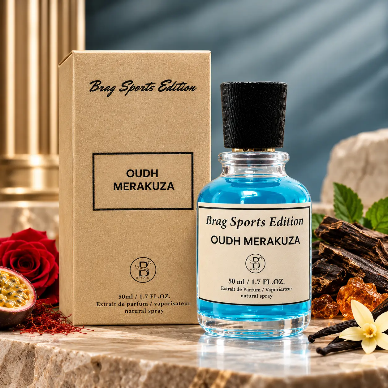 Oudh Merakuza by B BRAG® – 50ml Extrait de Parfum - Image 5